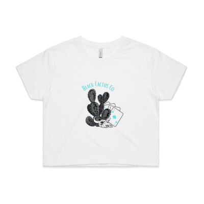BlackCactusAustralia Crop tee Thumbnail